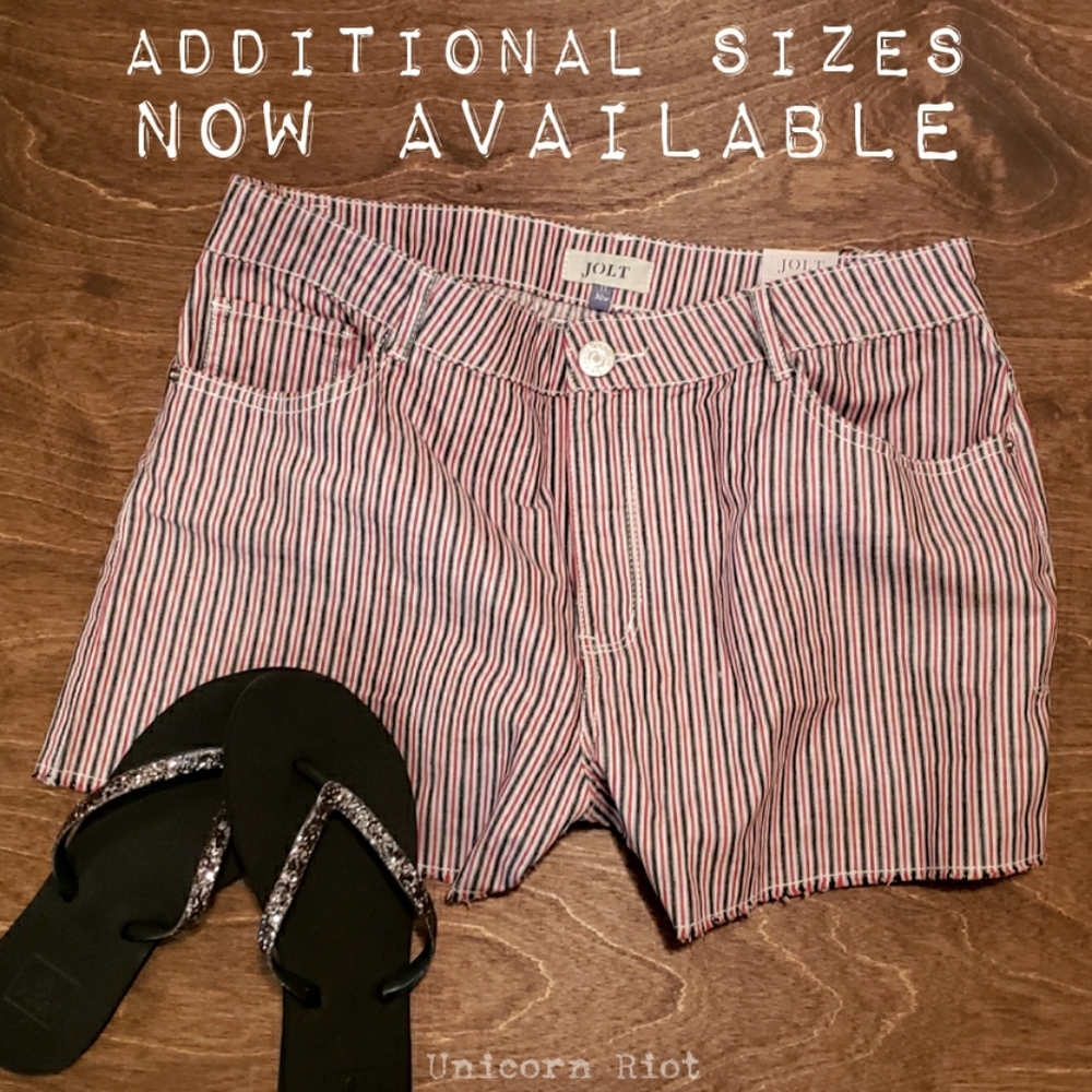 Jolt Striped Shorts